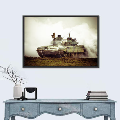 Military Tank at War Wall Art