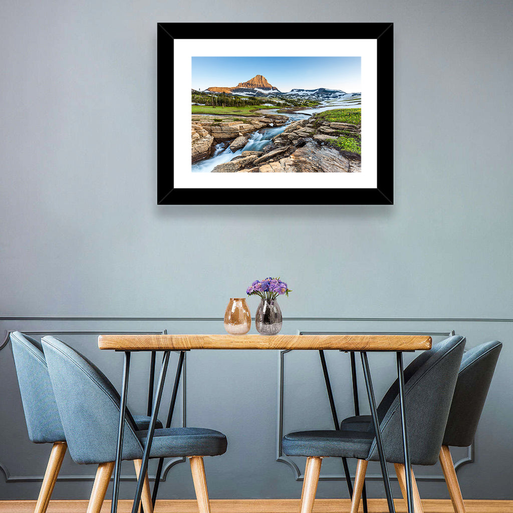 Logan Pass Golden Hour Wall Art