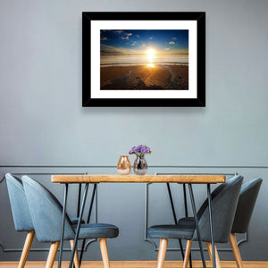 Sea Beach Sunrise Wall Art