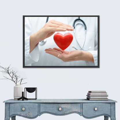 Patient Care Heart Sign Wall Art