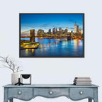 Brooklyn Bridge with Jane's Carousel Wall Art