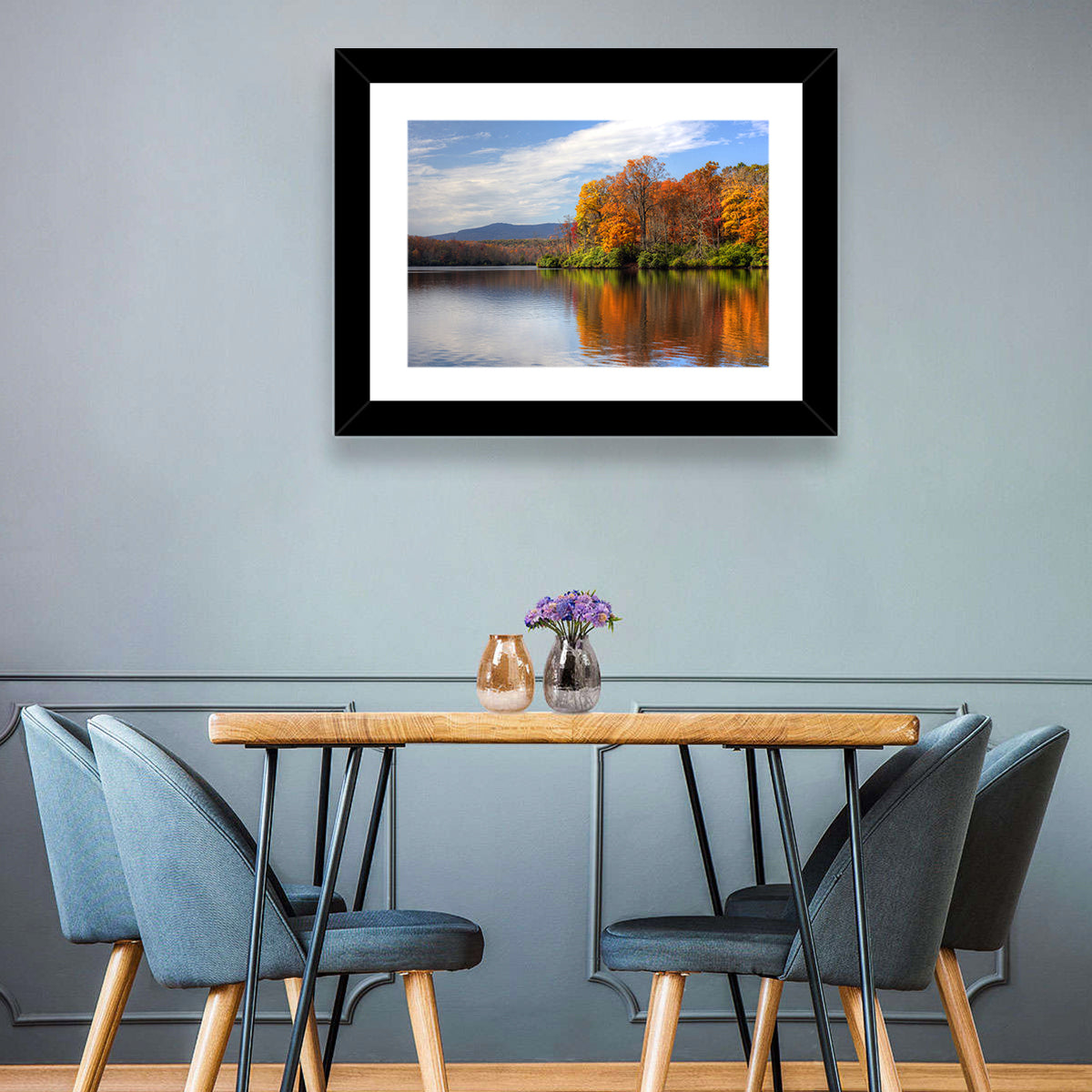 Peaceful Autumn Lake Wall Art