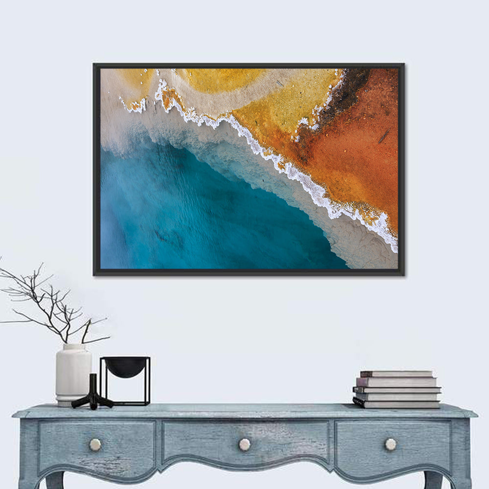 Grand Prismatic Spring Color Gradient Wall Art