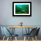 Mist Over Lake Tarnita Wall Art