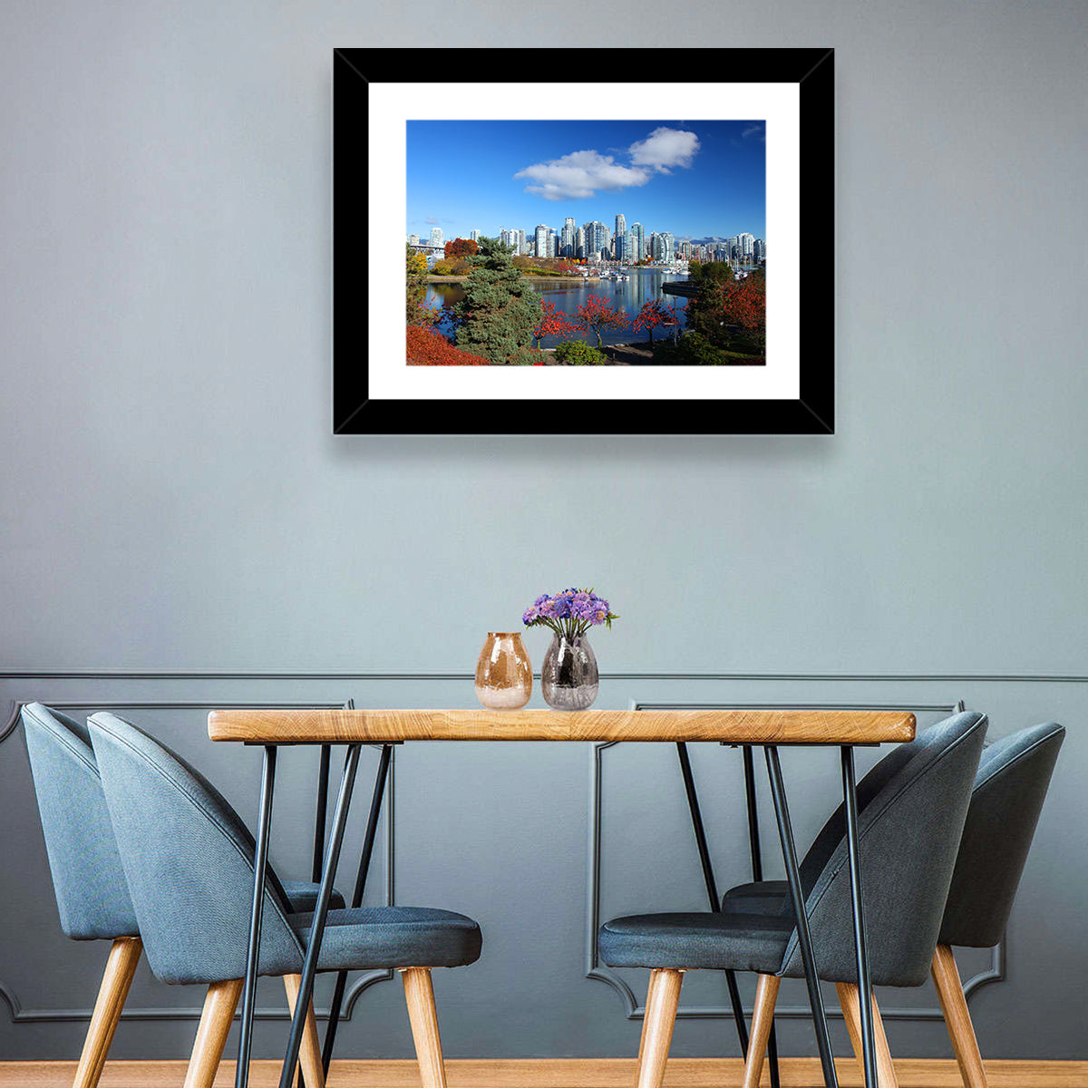 Vancouver Skyline Wall Art