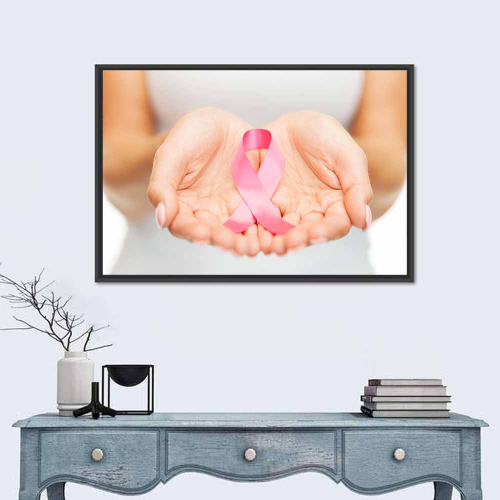 Breast Cancer Awareness Ribbon Wall Art