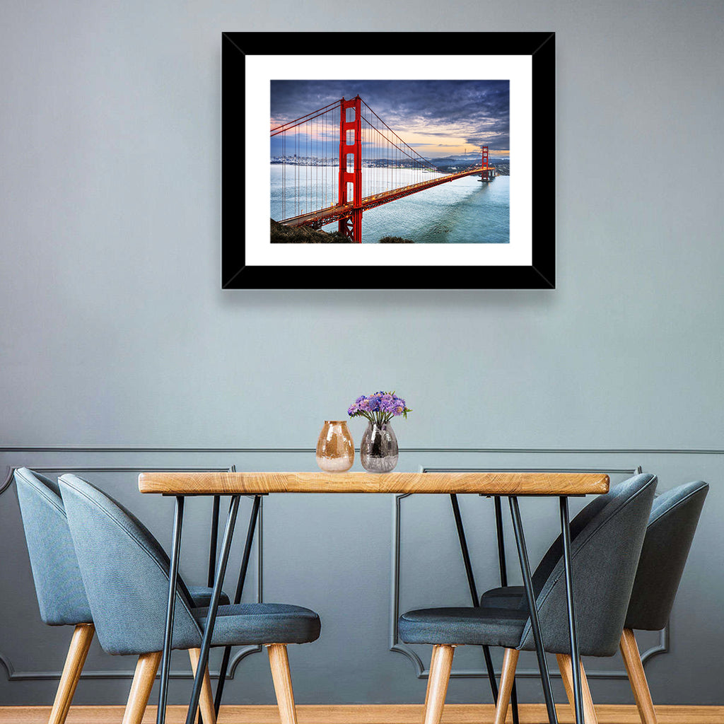 Golden Gate Bridge at Dusk Wall Art