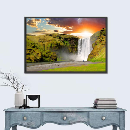 Skogafoss Waterfall Wall Art