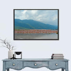 Flock of Flamingos at Lake Bogoria Wall Art