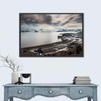 Kleifarvatn Black Sand Shore Wall Art