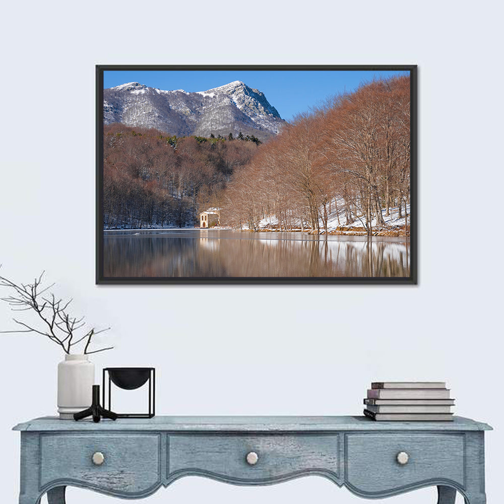 Lake Santa Fe Del Montseny Wall Art in a room, landscape