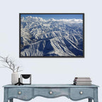 Snow-capped Afghan Mountains Wall Art