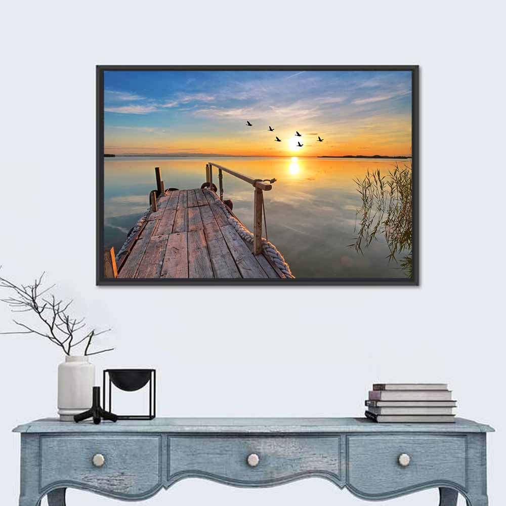 Lake Sunset Wall Art