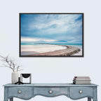 Dead Sea Salt Flats Coastline Wall Art