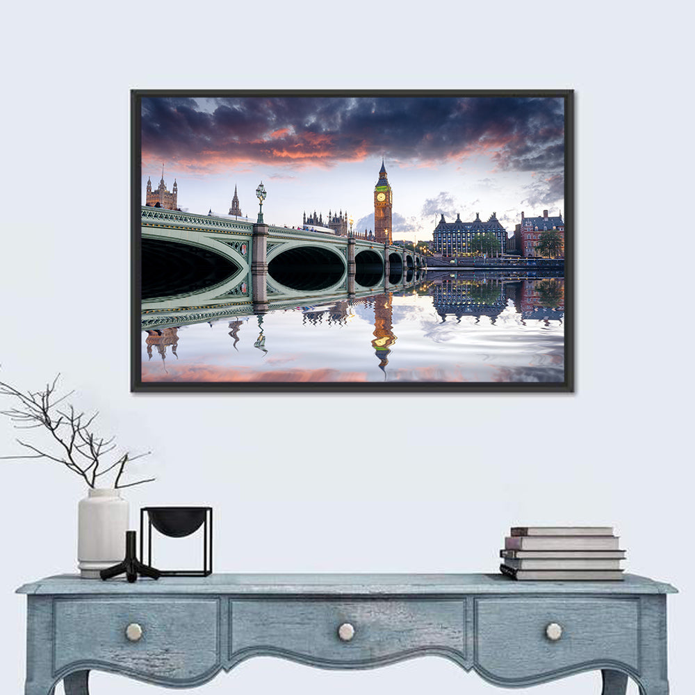 Westminster Bridge at Dusk Wall Art