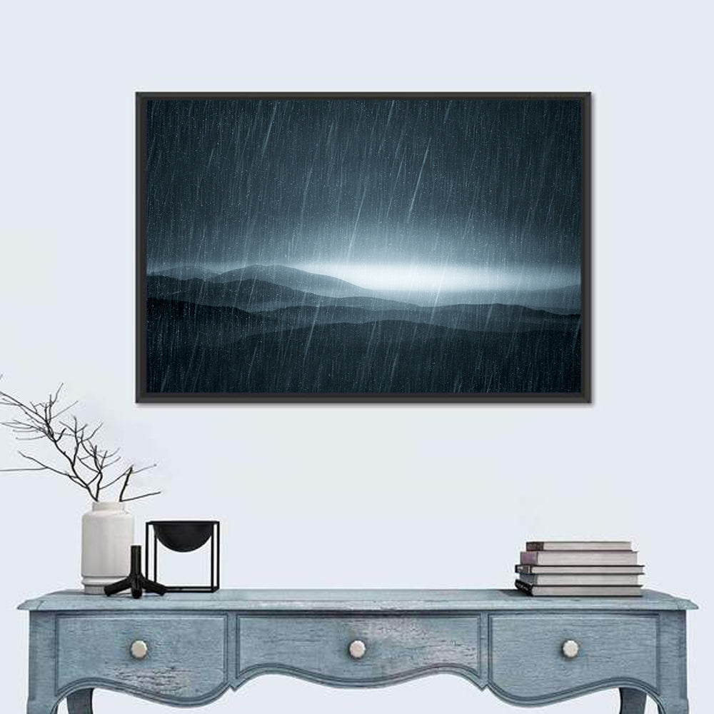 Rain Strom Wall Art
