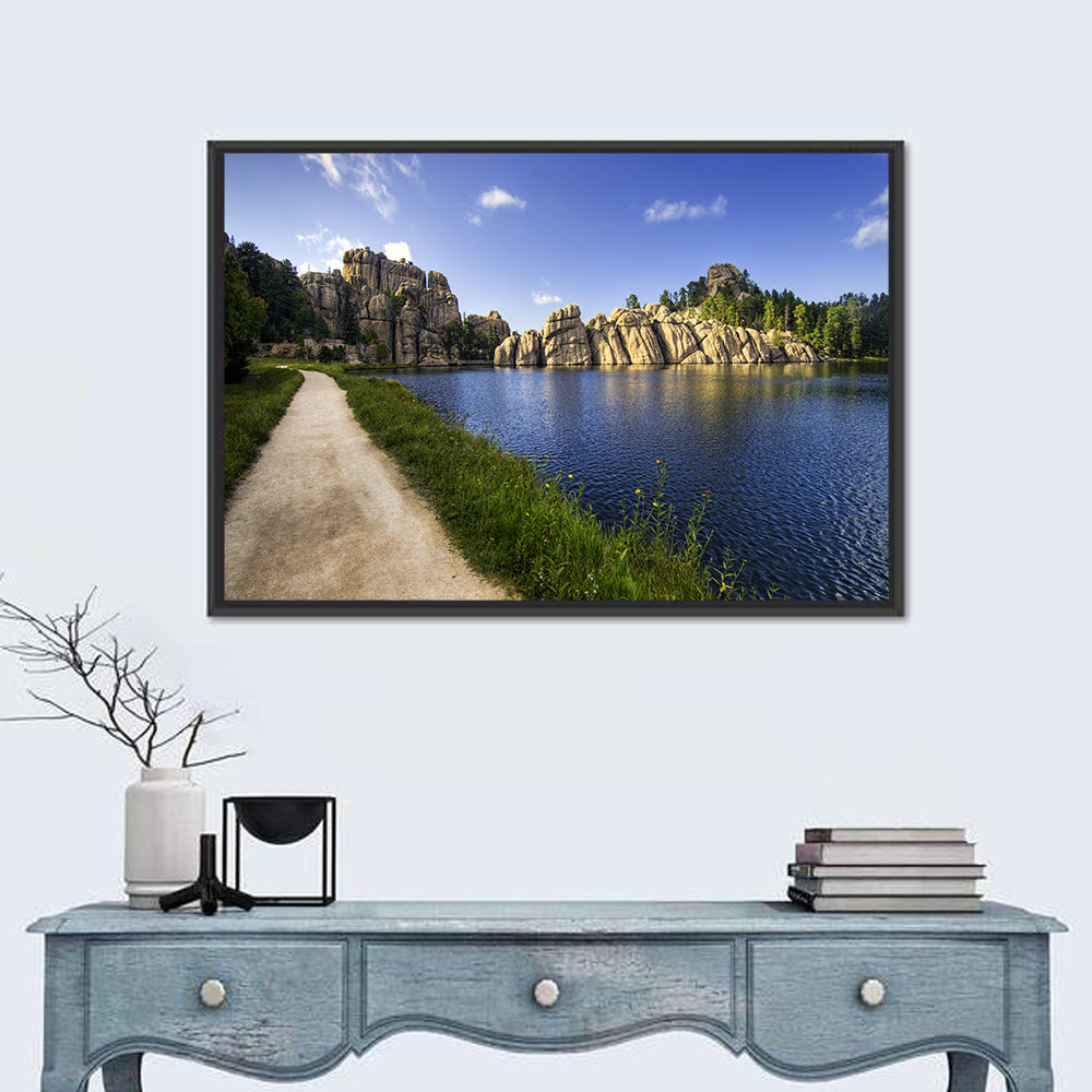 Sylvan Lake Trail, Black Hills Wall Art in a room, landscape