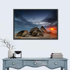 Remarkable Rocks Sunset, Kangaroo Island Wall Art