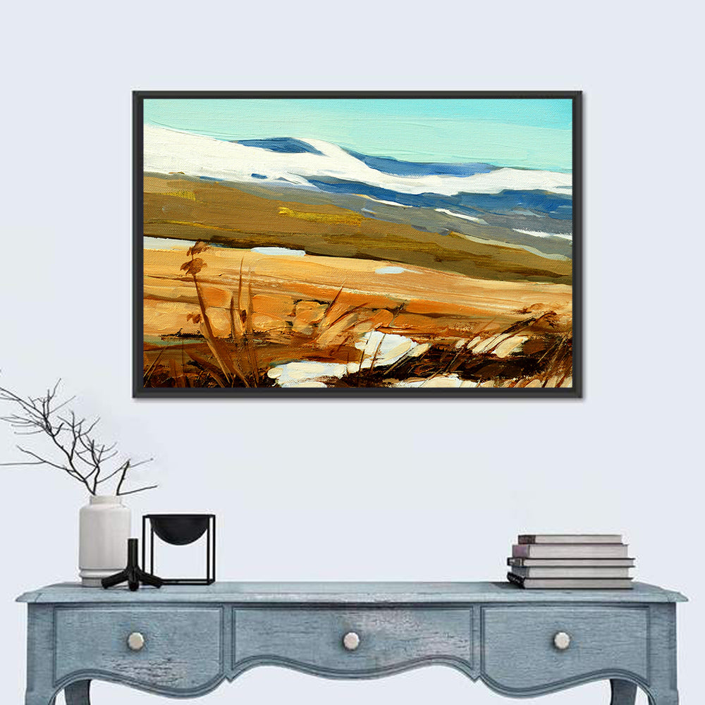 Spanish Mountains Abstract Wall Art