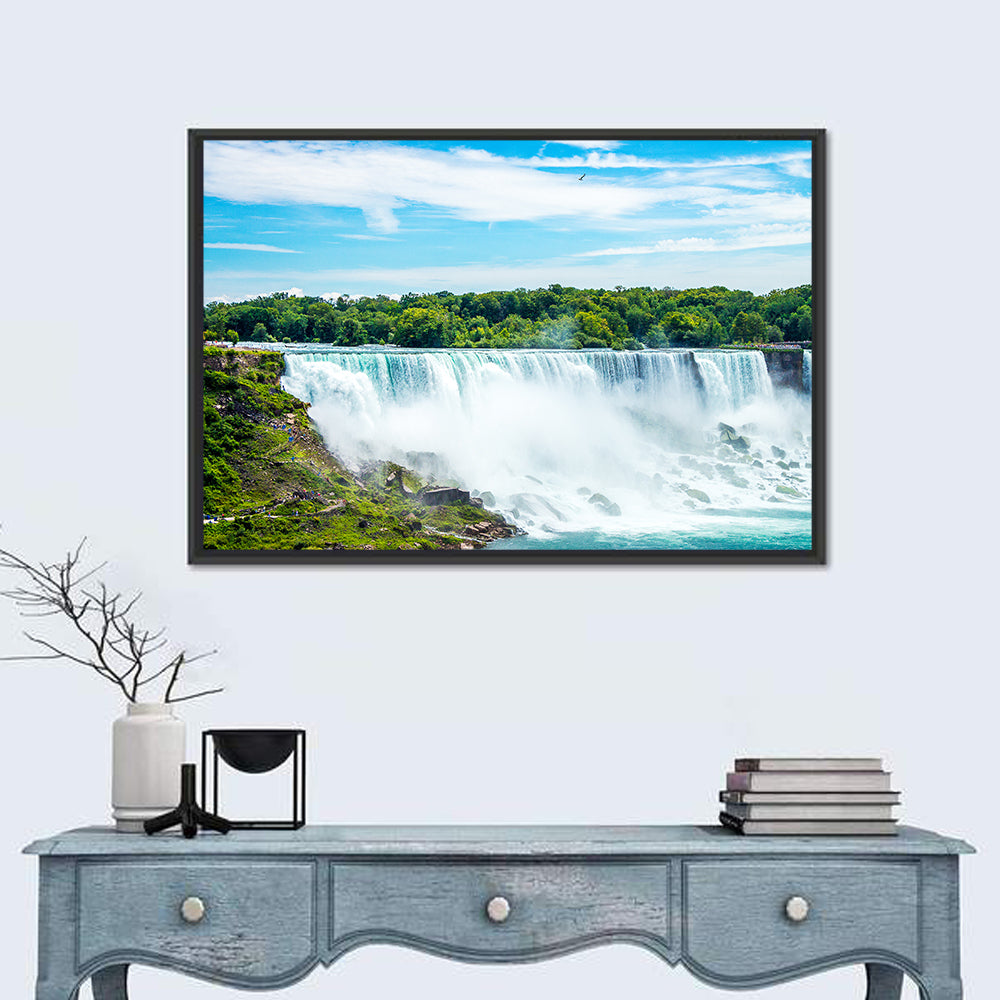 American Falls, Niagara Wall Art in a room, landscape