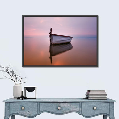 Boat Reflection Wall Art