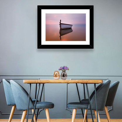 Boat Reflection Wall Art
