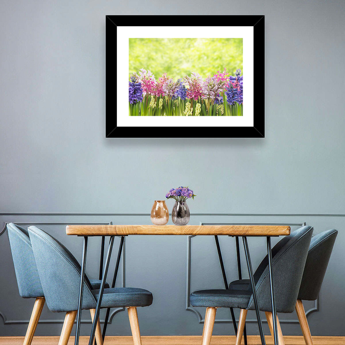 Hyacinths Flowers Wall Art