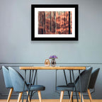 Autumn Forest Blur Wall Art