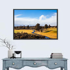 Central Oregon Golf Course with Winding Path Wall Art