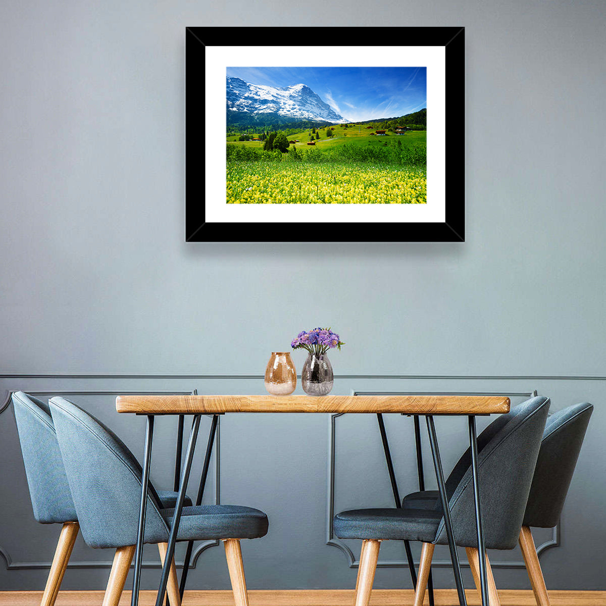 Alpine Wildflower Meadow Wall Art