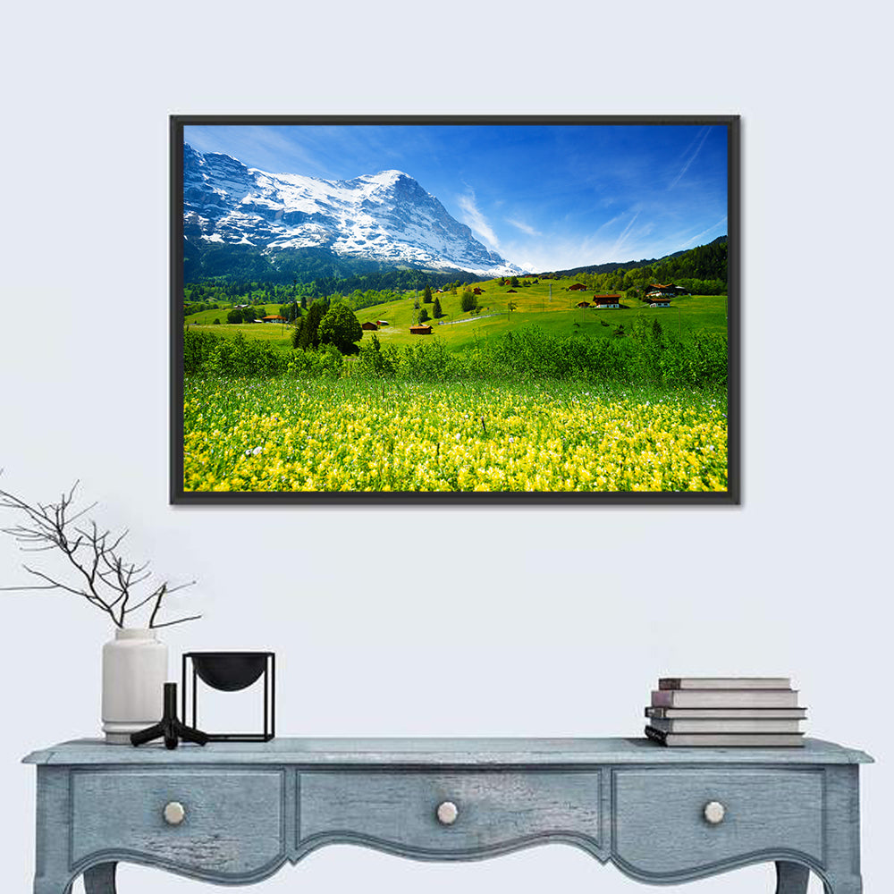 Alpine Wildflower Meadow Wall Art