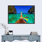 Maya Bay Long-tail Boat Wall Art