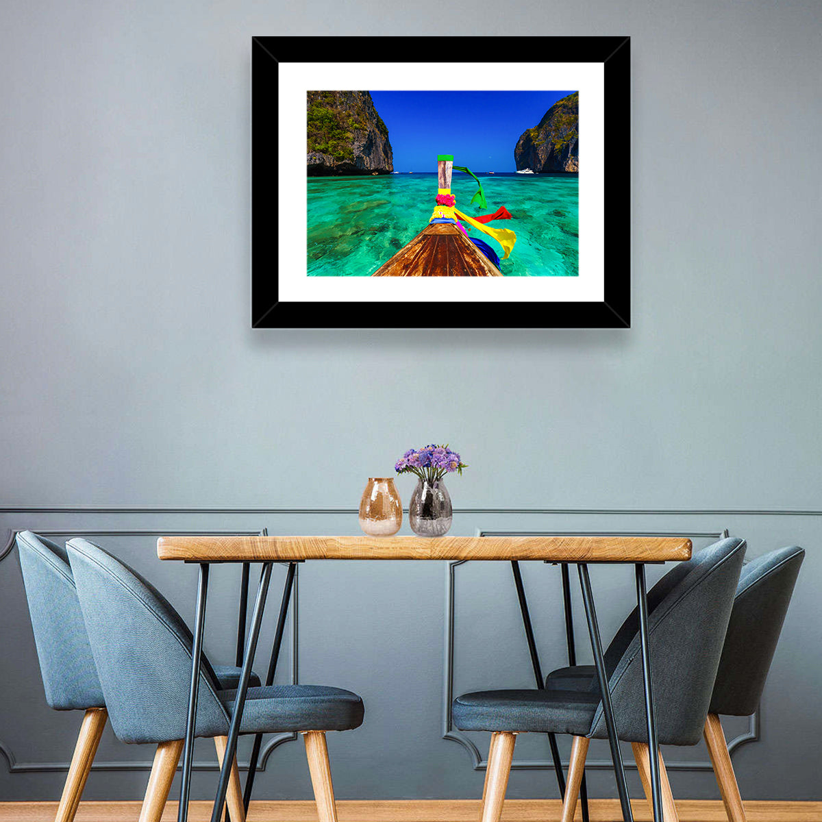 Maya Bay Boat Wall Art