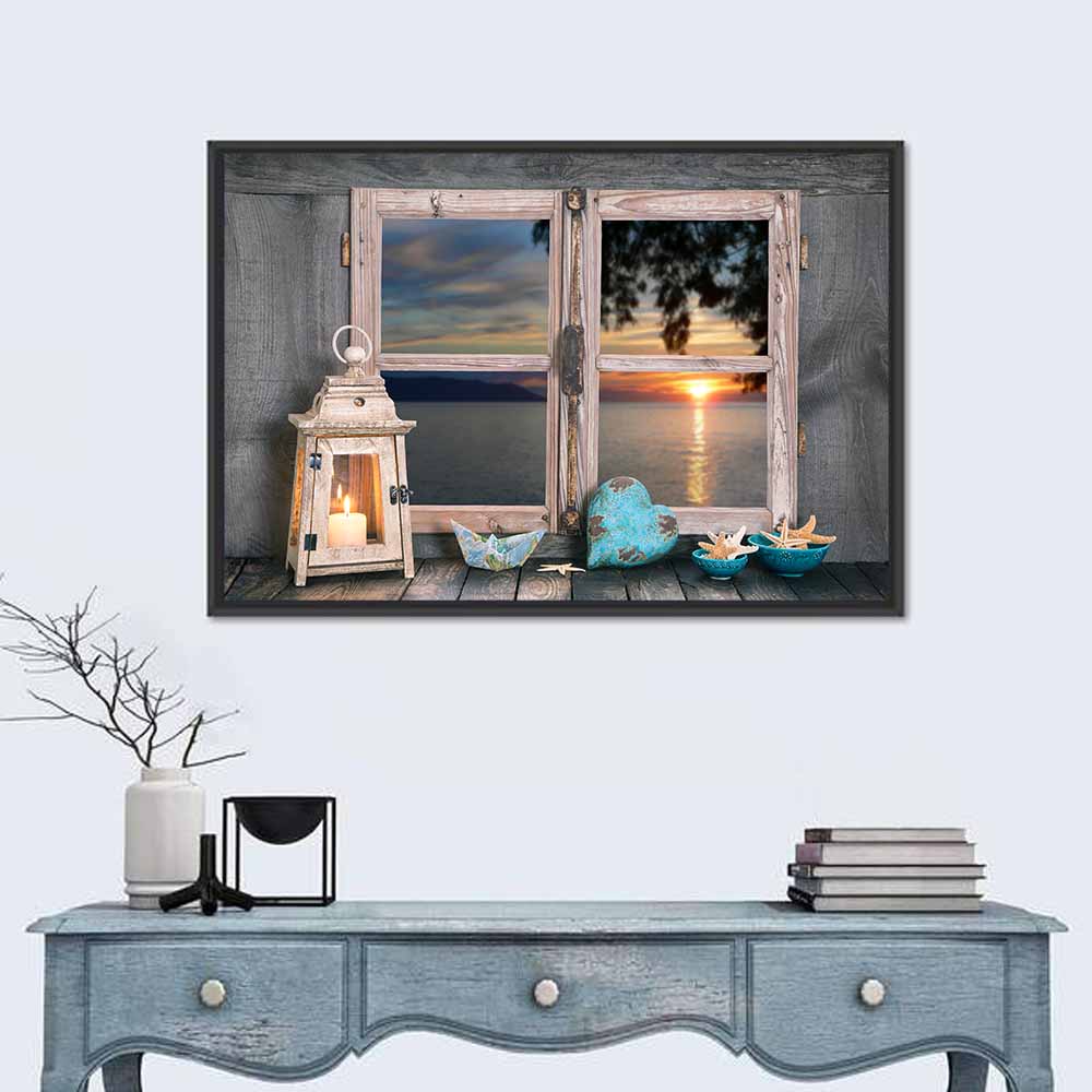 Sea Sunset View Wall Art