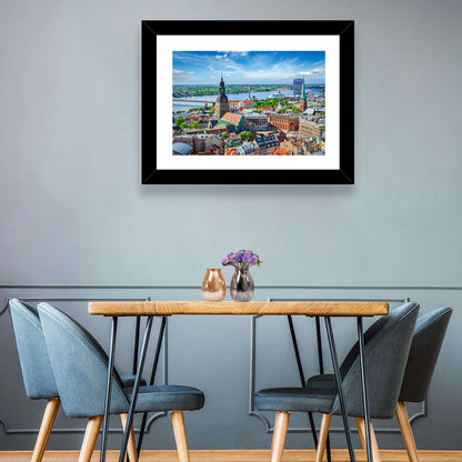Riga Cityscape Wall Art