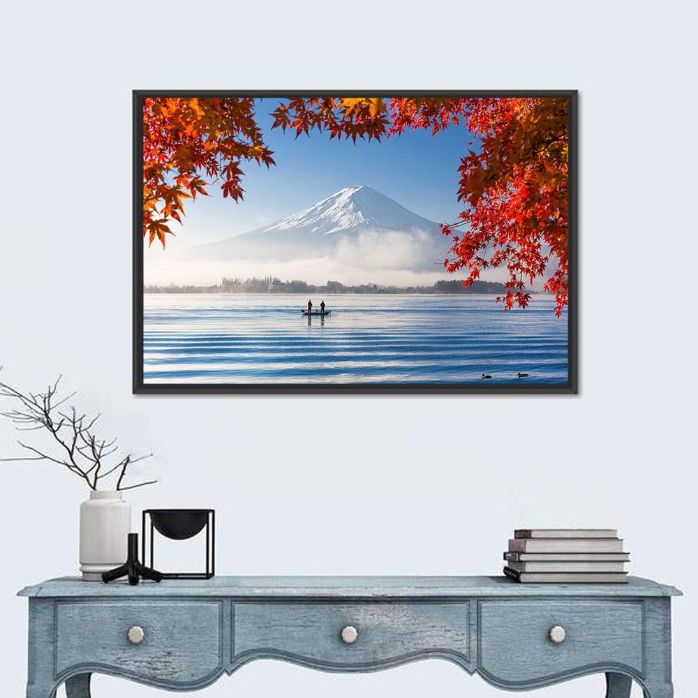 Mount Fuji Over Lake Kawaguchiko Wall Art