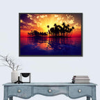 Coconut Island Sunset Wall Art