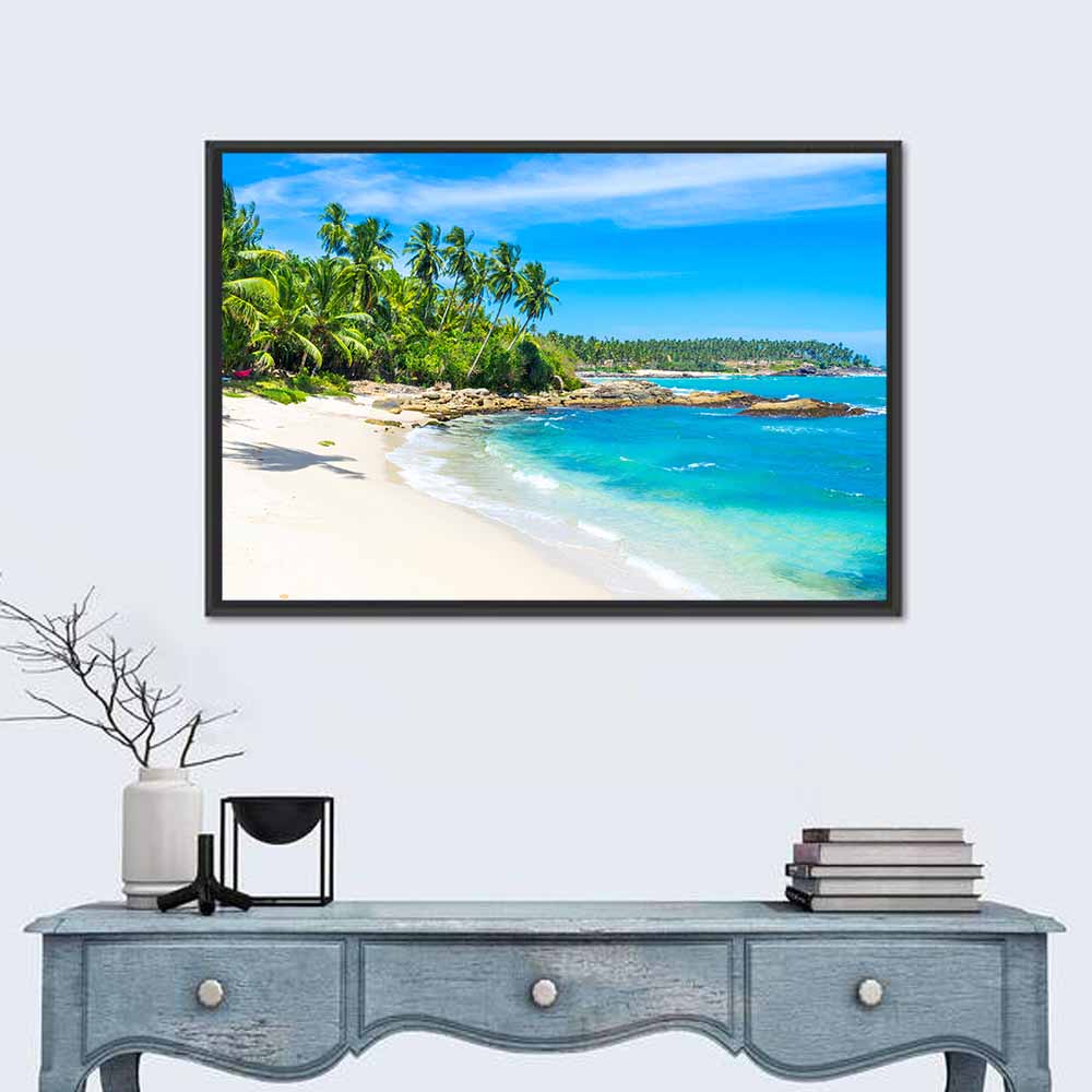 Sri Lanka Tropical Beach Wall Art