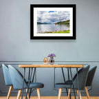 Bala Lake Sailboat Reflection Wall Art