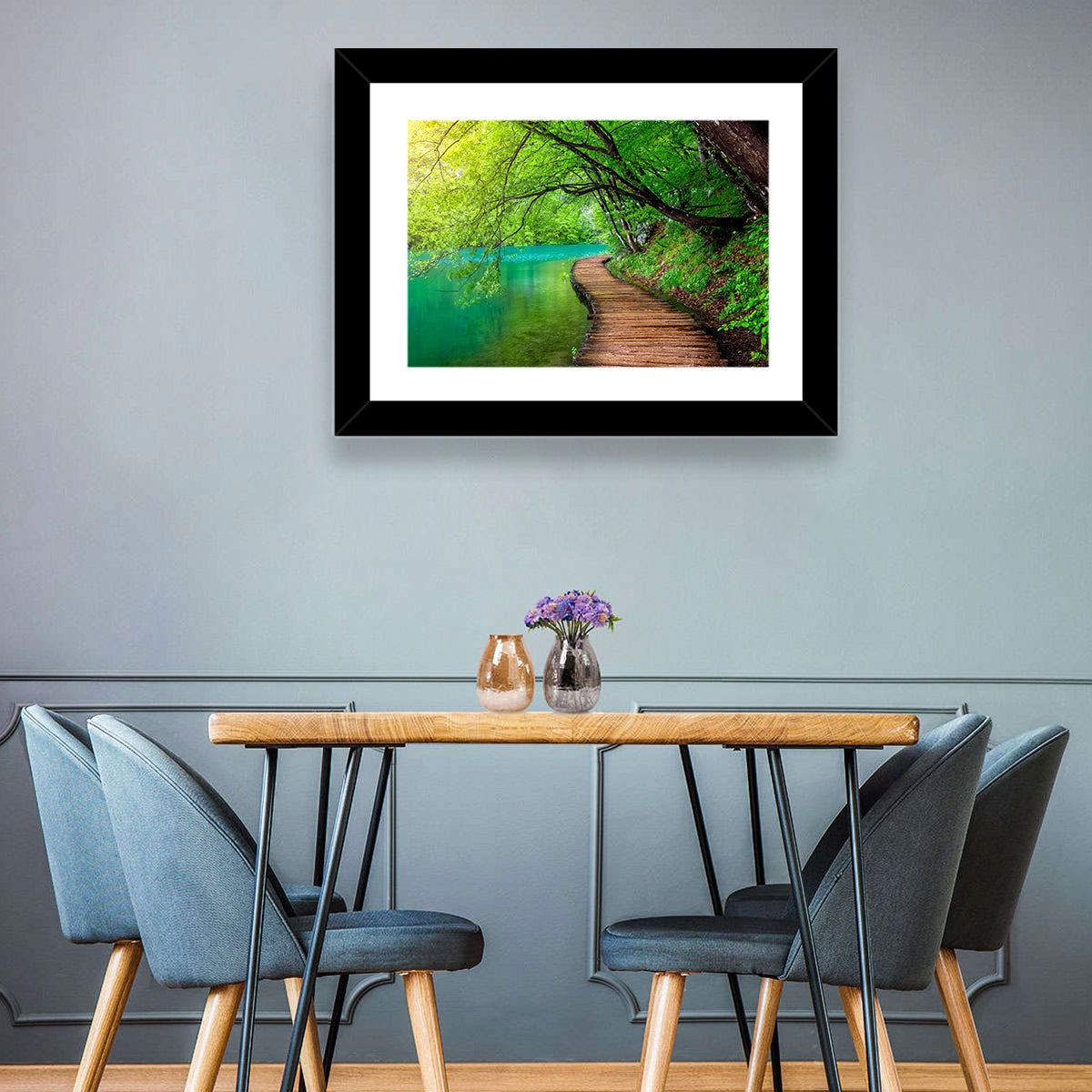 Forest Stream Pathway Wall Art