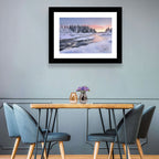 Kiiminkijoki Winter Sunrise Wall Art