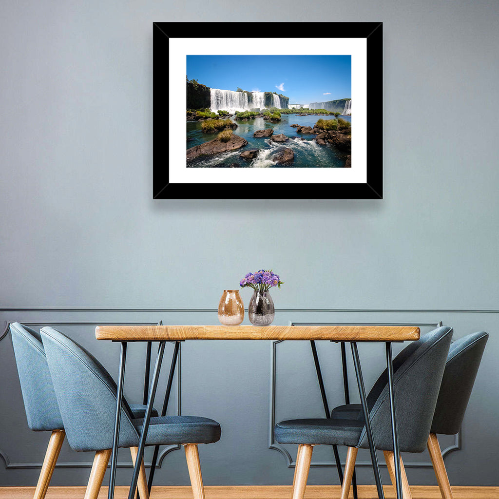 Iguazu River and Falls, Foz Do Iguaçu Wall Art