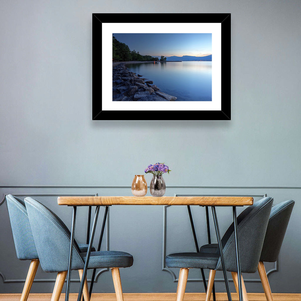 Lake Neuchatel Twilight Wall Art