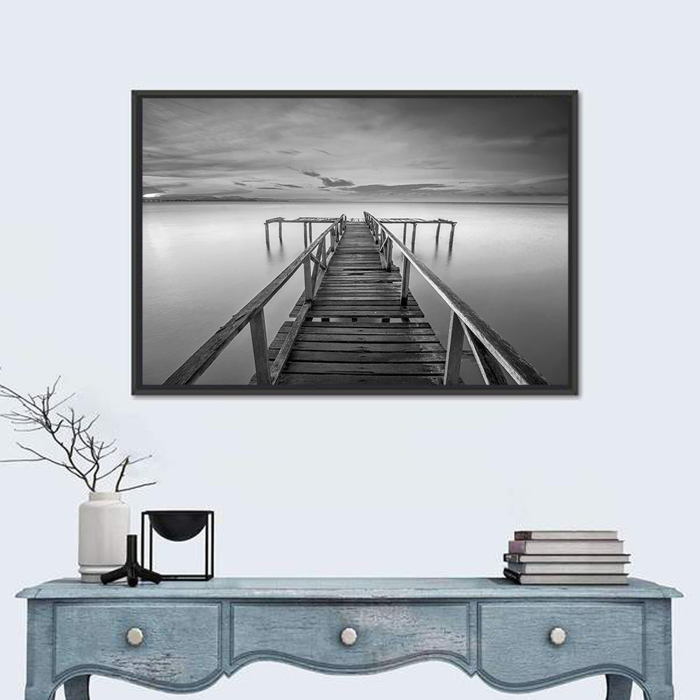 Teluk Tempoyak Jetty at Dusk Wall Art