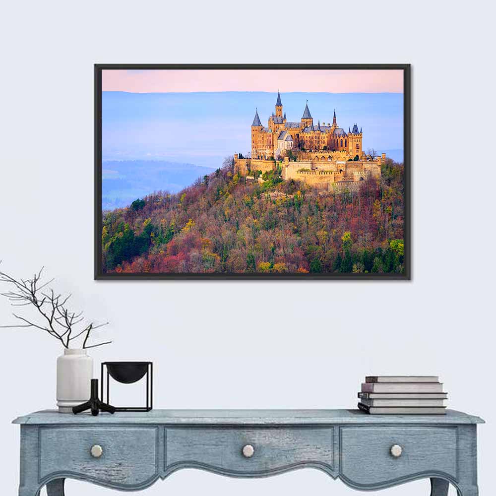 Hohenzollern Castle at Sunset Wall Art