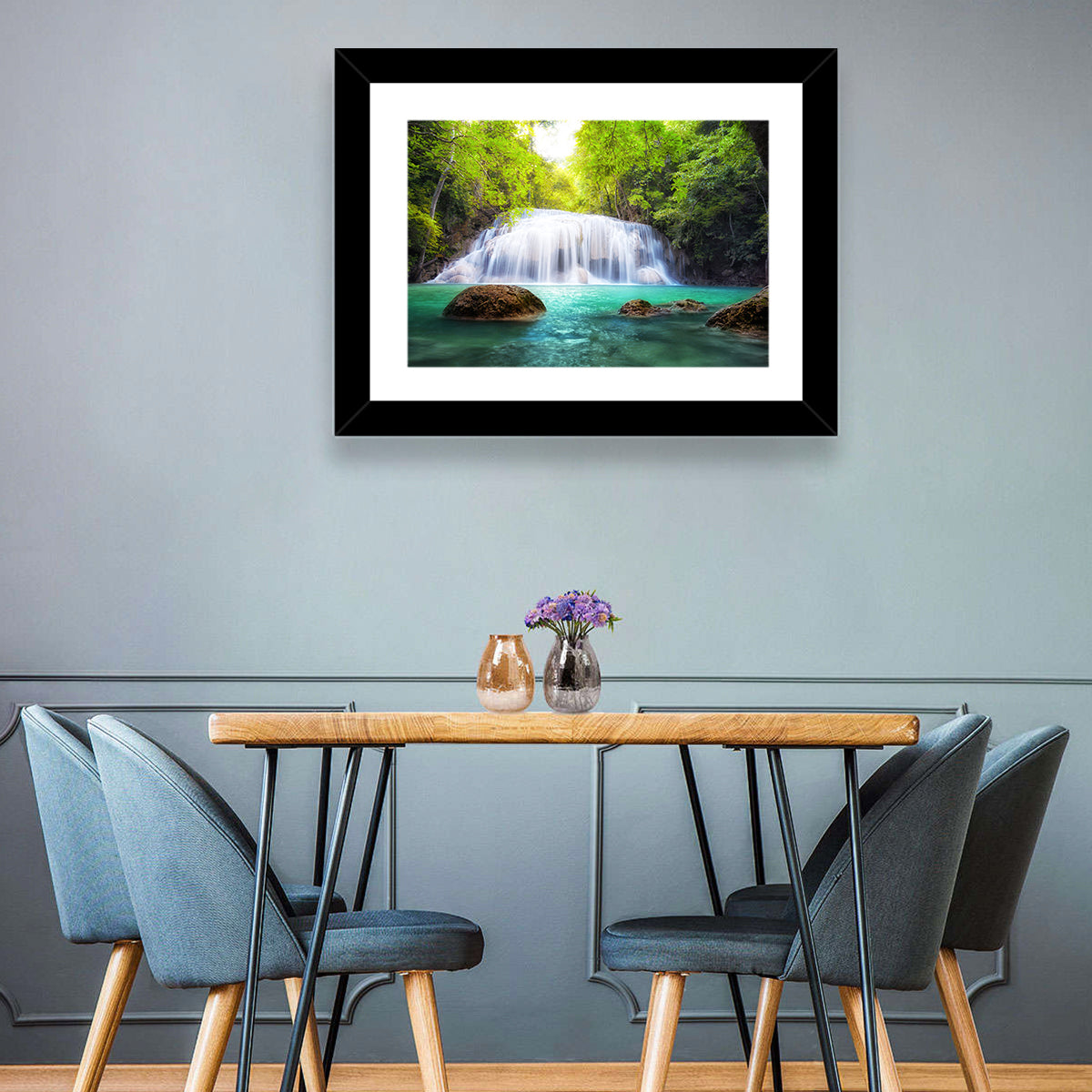 Tropical Waterfall Thailand Wall Art