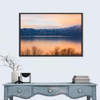Lake Sevan Golden Dusk Wall Art