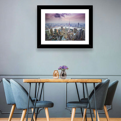 Pudong Cityscape Wall Art