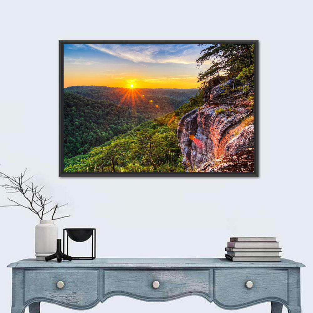 Big South Fork Gorge Sunset Wall Art