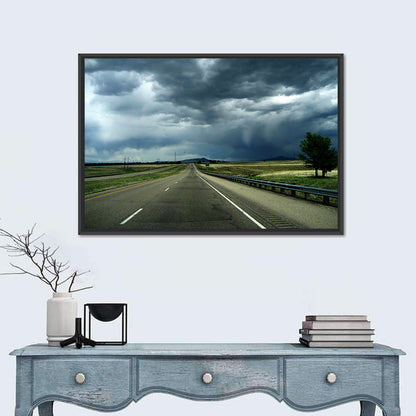 New Mexico Stormy Highway Wall Art